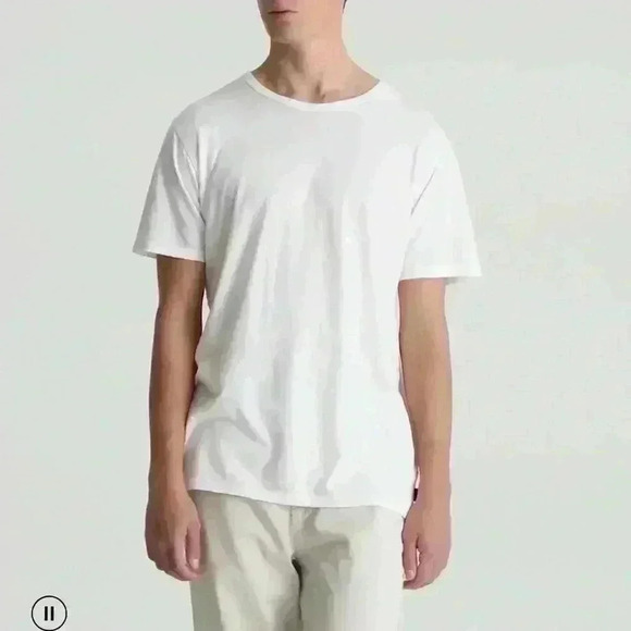 AG Bryce Crew CLASSIC CREW NECK TEE SIZE LARGE WHITE - Picture 2 of 8